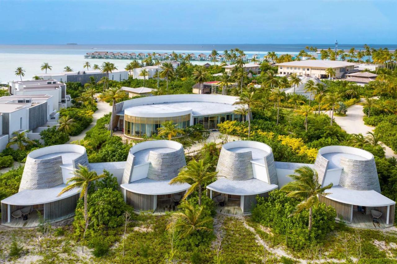 Hard Rock Hotel Maldives - Complimentary Roundtrip Speed Boat Transfer Until 31St October 2025 Emboodhoo Lagoon Dış mekan fotoğraf Aerial view of the hotel