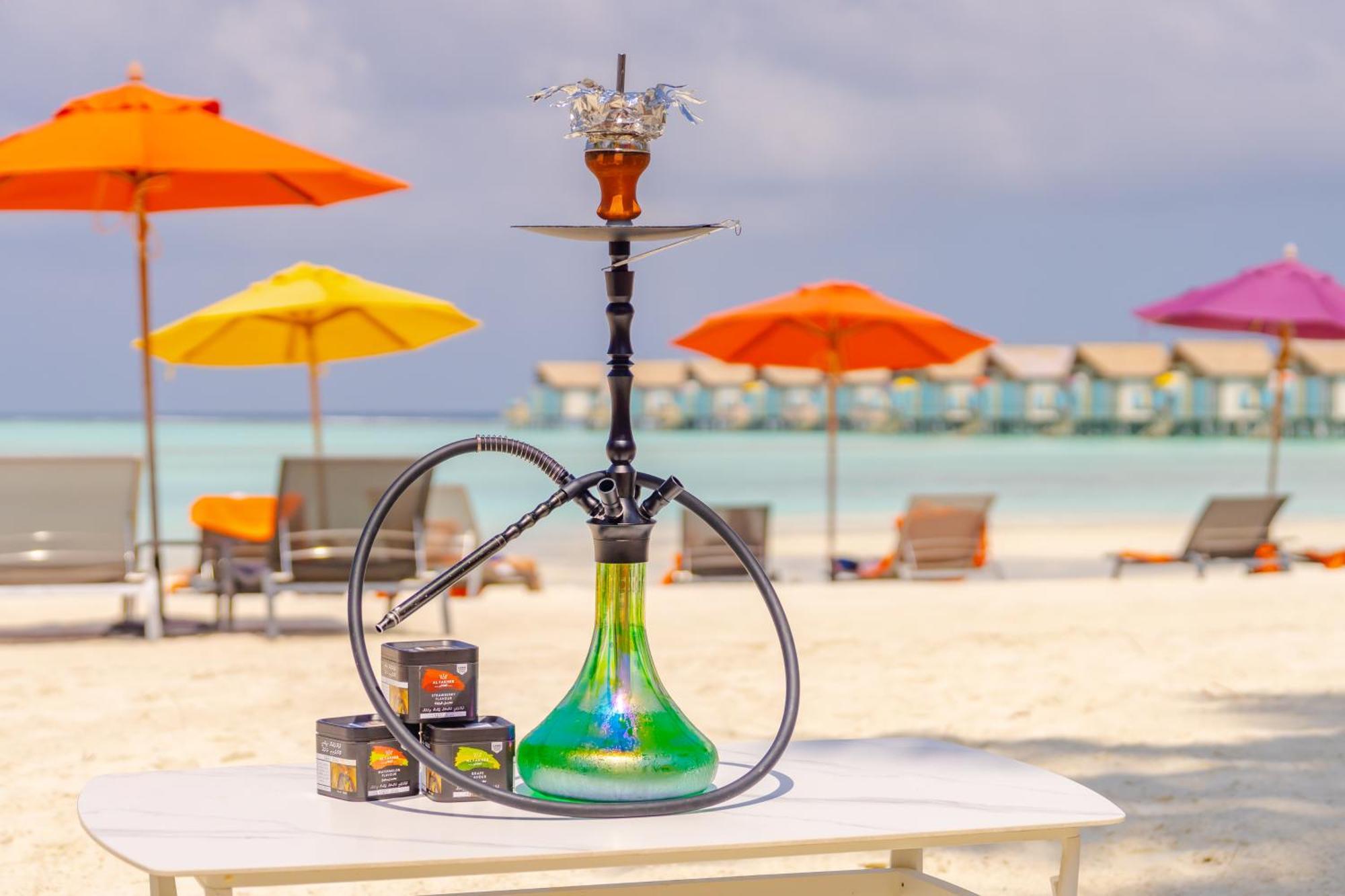 Hard Rock Hotel Maldives - Complimentary Roundtrip Speed Boat Transfer Until 31St October 2025 Emboodhoo Lagoon Dış mekan fotoğraf A hookah