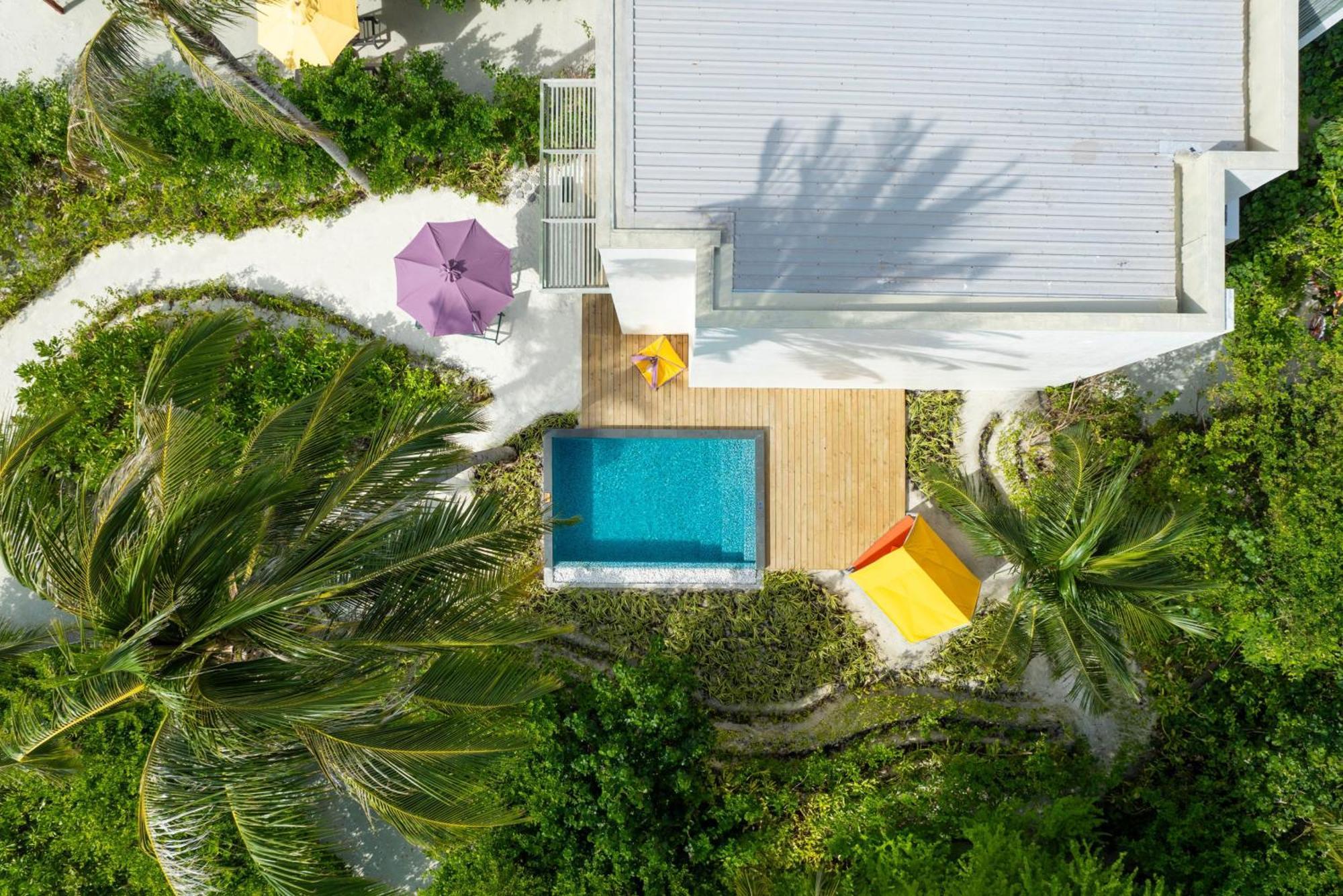 Hard Rock Hotel Maldives - Complimentary Roundtrip Speed Boat Transfer Until 31St October 2025 Emboodhoo Lagoon Dış mekan fotoğraf Villa 10, aerial view