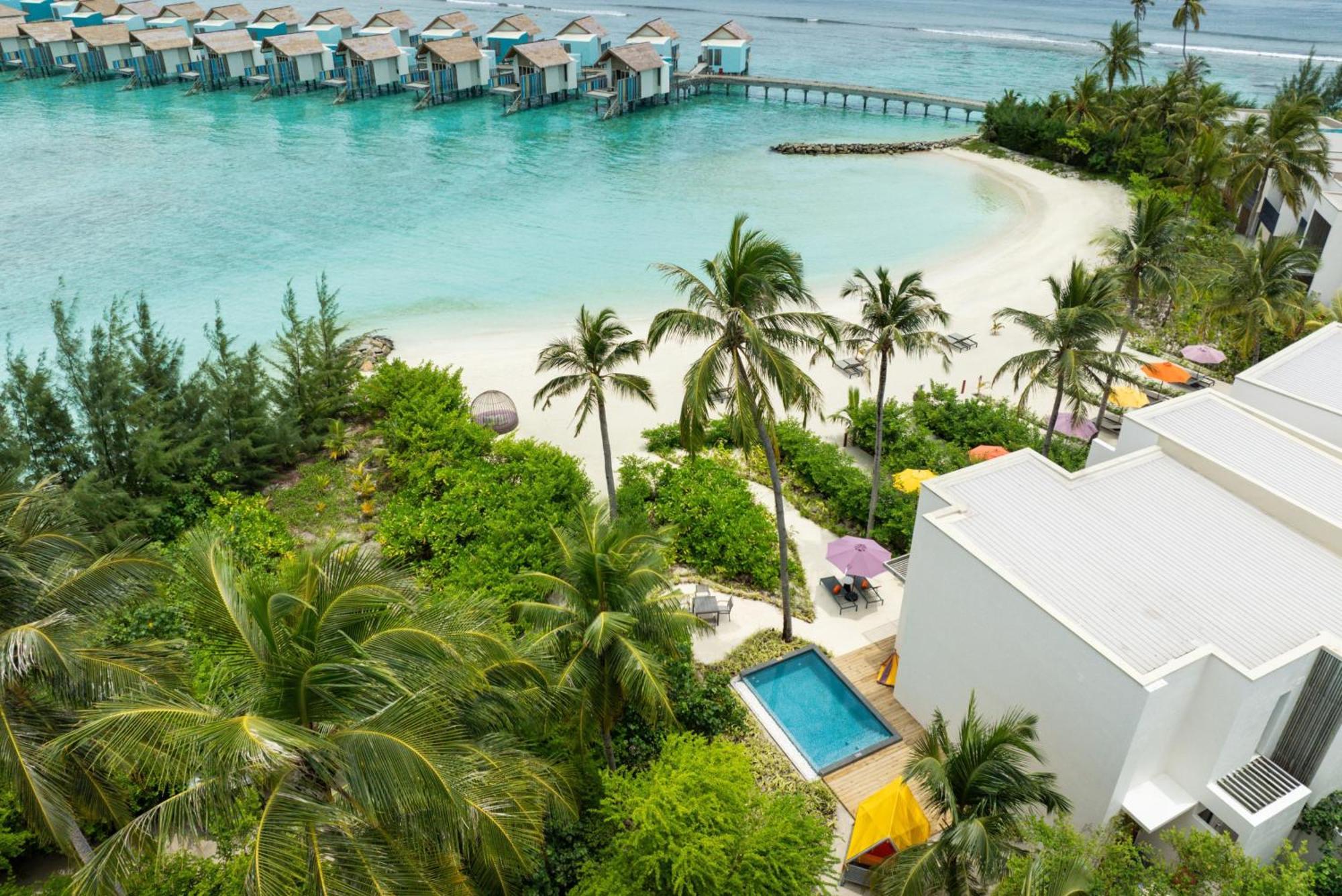 Hard Rock Hotel Maldives - Complimentary Roundtrip Speed Boat Transfer Until 31St October 2025 Emboodhoo Lagoon Dış mekan fotoğraf The beach at the hotel