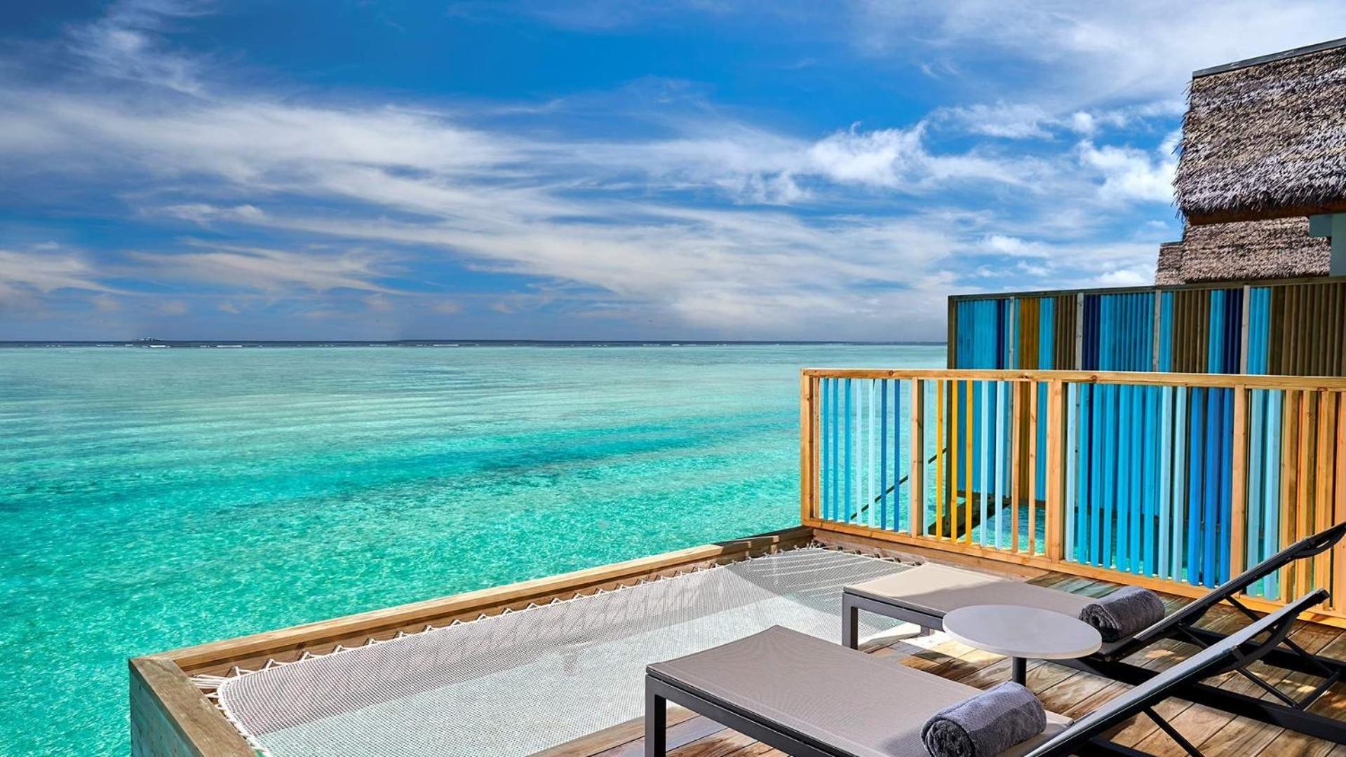 Hard Rock Hotel Maldives - Complimentary Roundtrip Speed Boat Transfer Until 31St October 2025 Emboodhoo Lagoon Dış mekan fotoğraf The view from a pool villa at the resort
